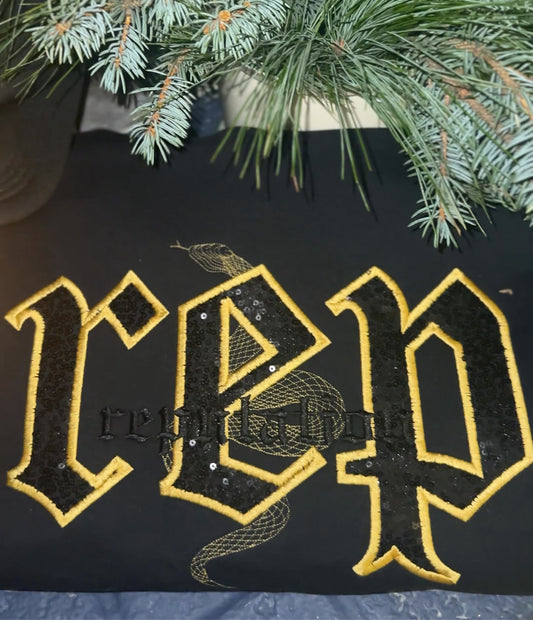 Big rep sequin embroidered sweatshirt