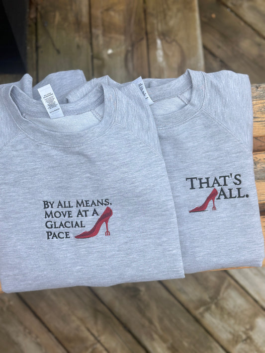 DWP embroidered crew necks