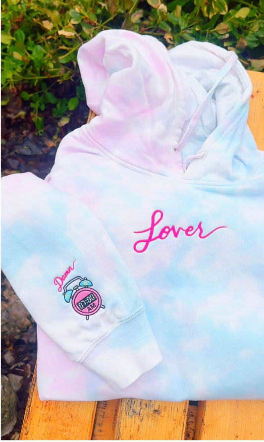 TS Lover embroidered hoodie