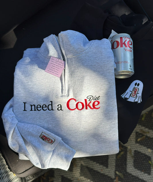 I need a Diet Coke embroidered top