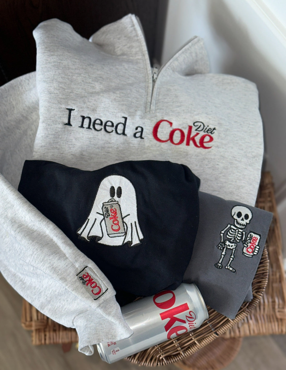 I need a Diet Coke embroidered top