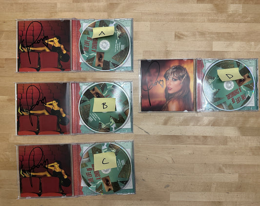 Taylor Swift signed CDs (opened)