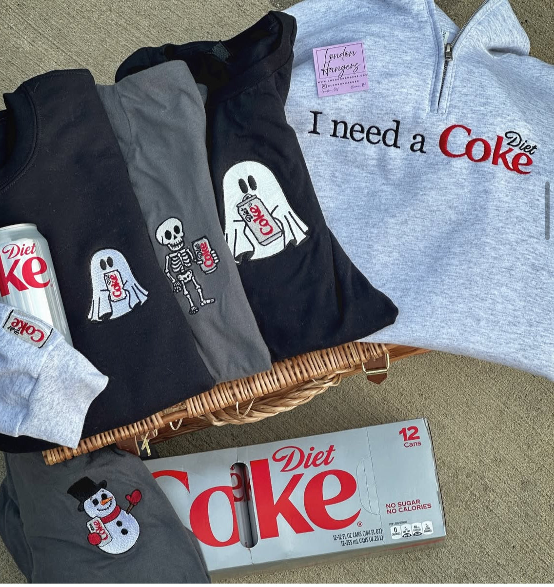 I need a Diet Coke embroidered top