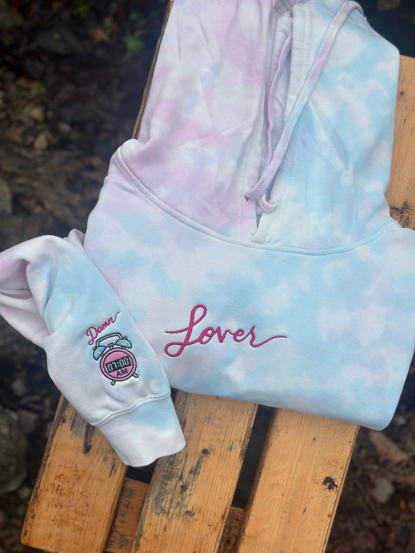 TS Lover embroidered hoodie