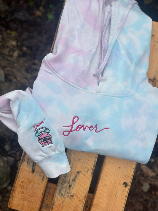 TS Lover embroidered hoodie