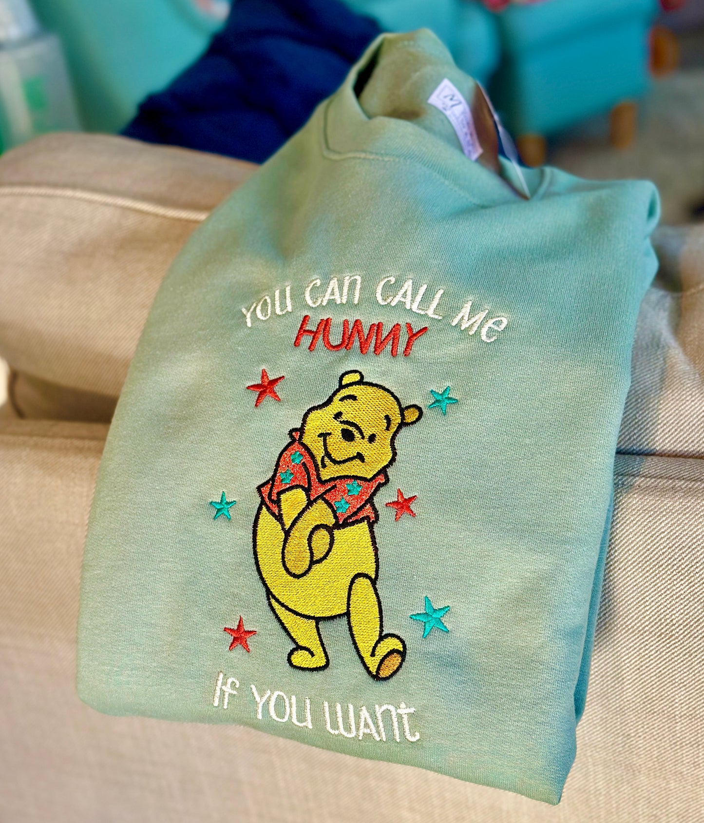 You can call me Hunny embroidered sweatshirt hoodie