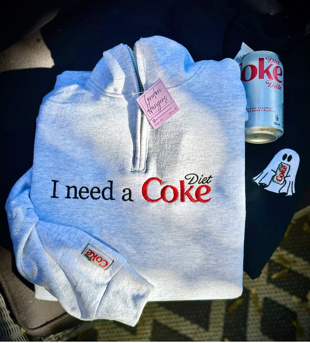 I need a Diet Coke embroidered top