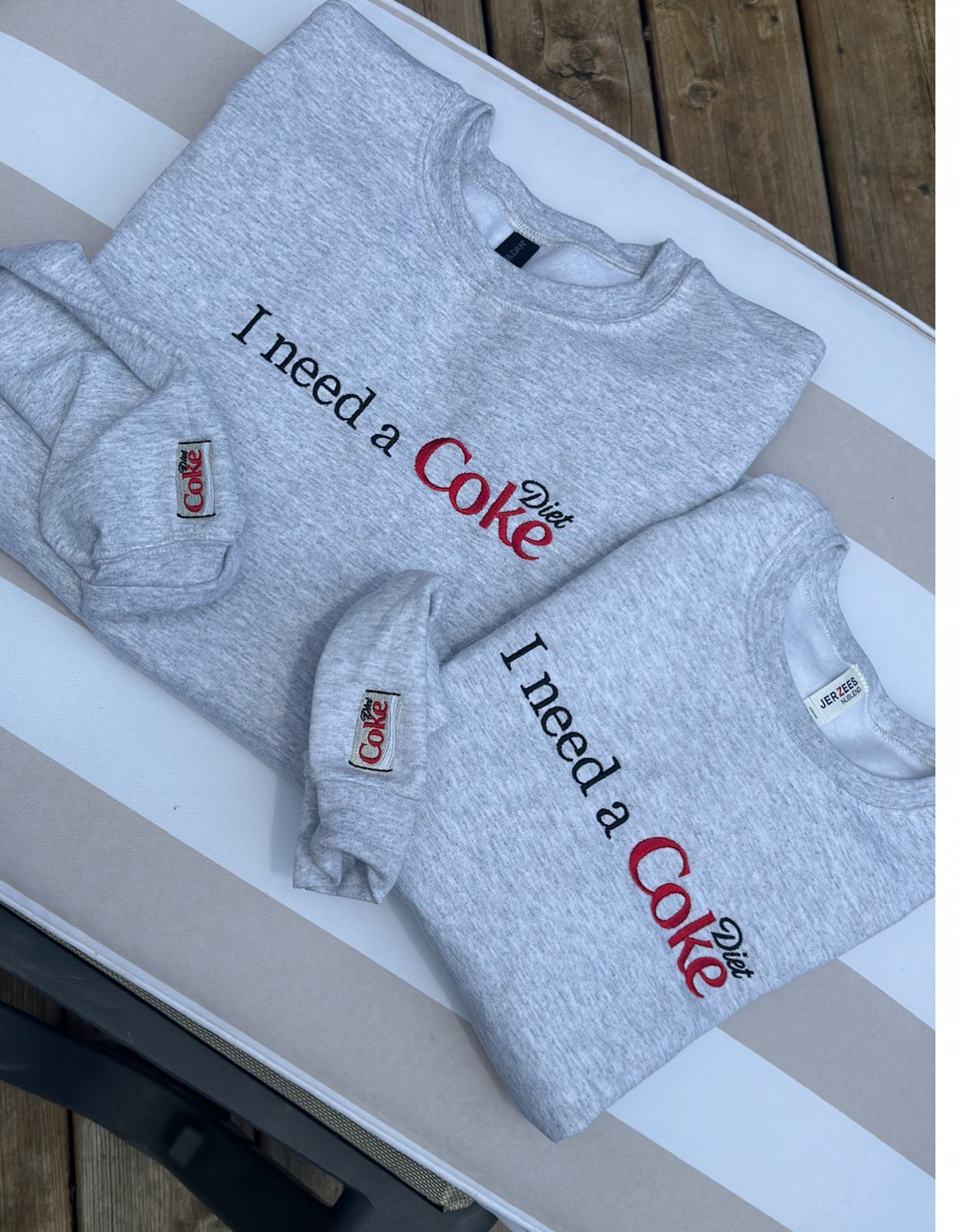 I need a Diet Coke embroidered top