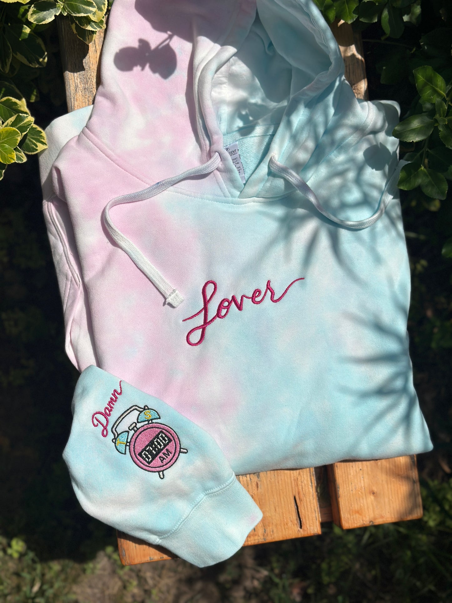 TS Lover embroidered hoodie