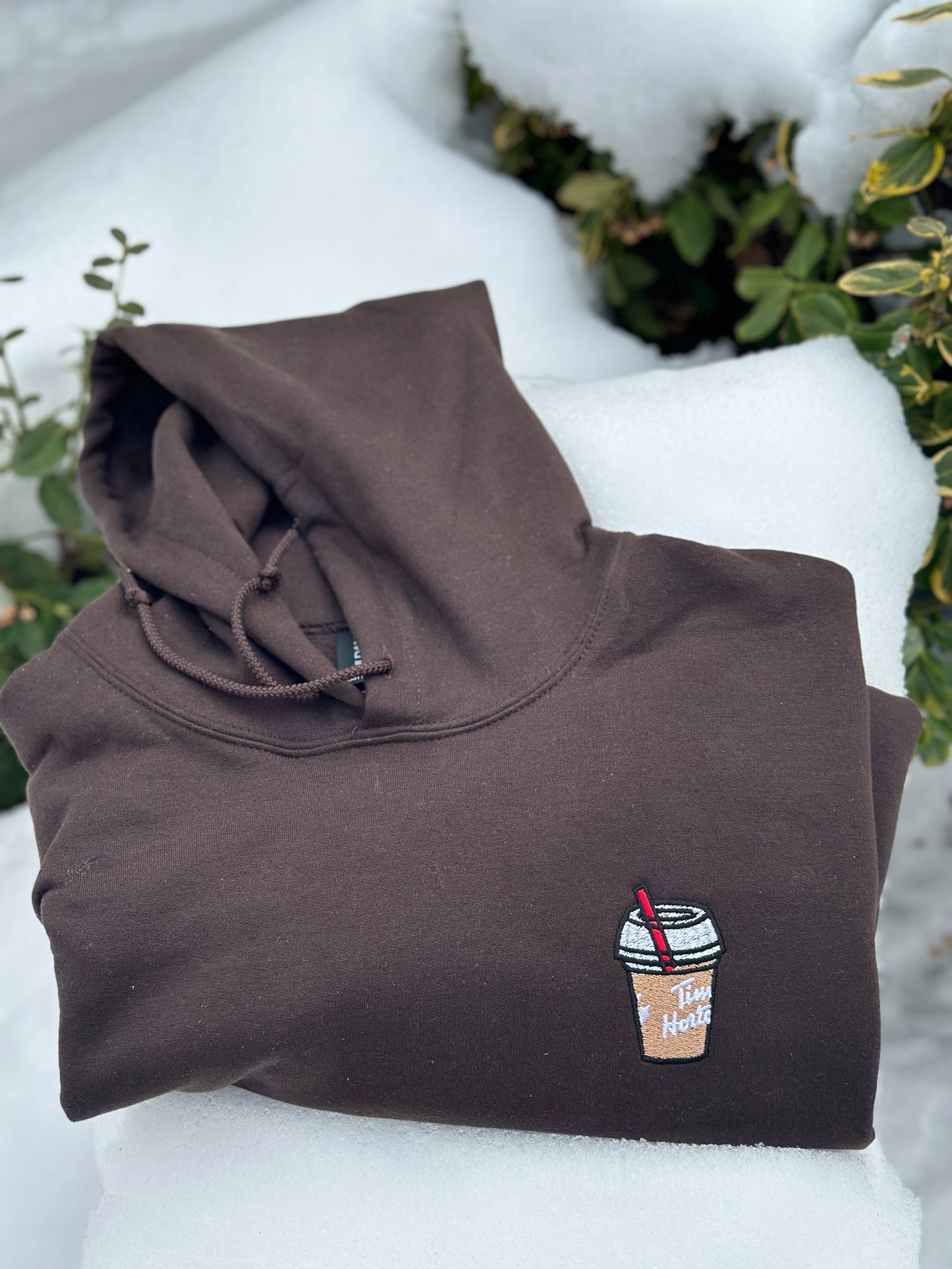 Mini iced Capp embroidered sweatshirt or hoodie