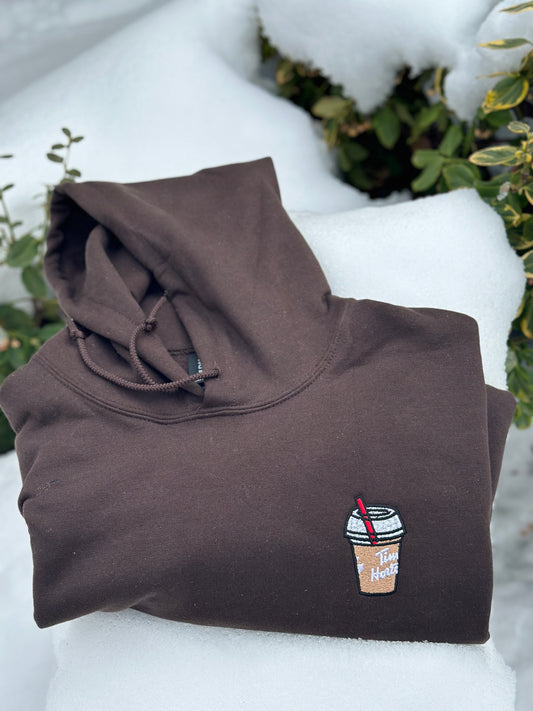 Mini iced Capp embroidered sweatshirt or hoodie
